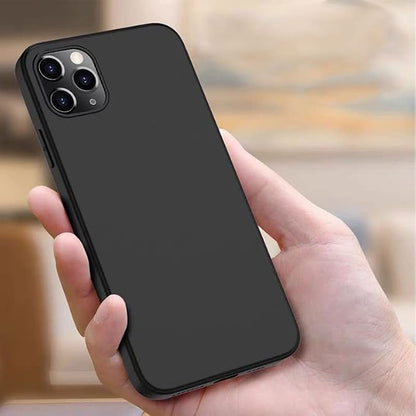 Cover for ZTE Blade A73 (6.52 inch) Case + Screen Protector，Tempered Glass 9H Hardness Protective Film and Soft Silicone Bumper Shell Black TPU Phone case - Black