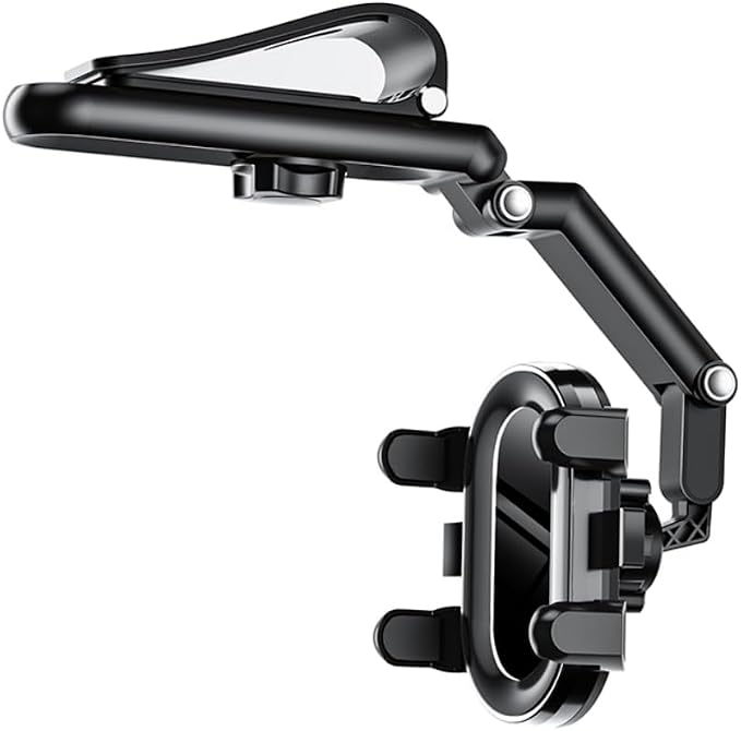 Temvue Car Photography Phone Mount Stabilizer, Universal Cell Phone Car Mount Metal Anti-Shake POV View for Navigation Live Streaming Self-Recording & Video Driving