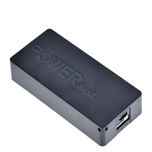 2X18650 USB Case Kit 18650 Charger DIY Box Shell Kit Black for Smart Phone MP3 Electronic Mobile Charging