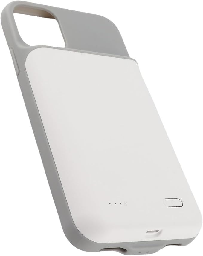 ANGGREK Phone Protective Charging Box/Cover, Phone Battery Box/Cover ABS for Office (White)