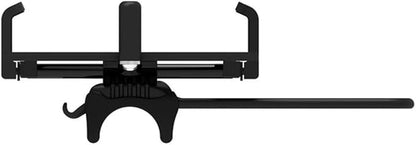 LEZYNE Lightweight Durable CNC-Machined Aluminum Phone Mount/Holder for Bikes | Non-Slip Composite, Spring-Loaded Latches, Adjustable Side Posts - 192.5mm, 90.4mm, 66mm