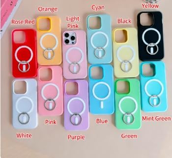 Silicone Phone Case compatible with iPhone 17, 16e, 15 Plus, 14 Pro Max, 13, 12, 11, MagSafe Compatible, Drop Protection, Multiple Colours (Pink)