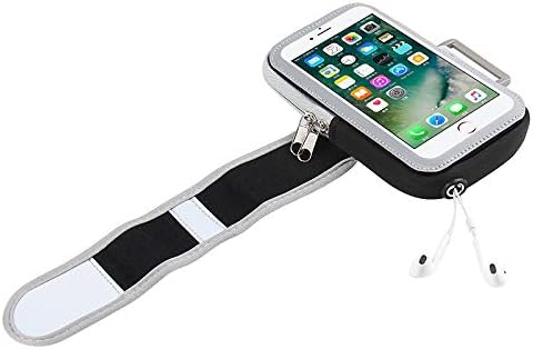 Running Armband Cell Phone Case Holder Sport Arm Band Bag Pouch for iPhone 14 15 Plus 13 12 11 Pro Max Samsung Galaxy S24 S23 S22 S21 S20 Plus A54 Google Pixel 8 7 7a 6 6a Motorola Edge 2022 (Black)