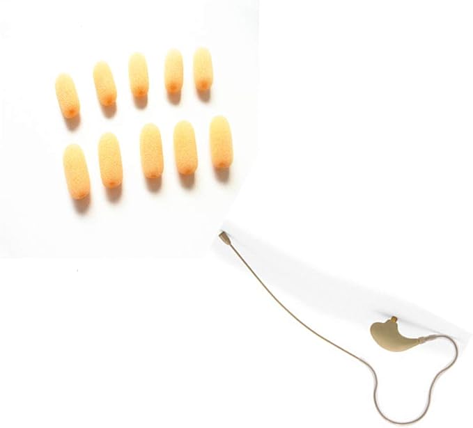 15 Pack Mini Lavalier (Tiny!) Foam Cover Windscreen for Countryman E6 and Other Headset Lapel Microphones (Tiny)