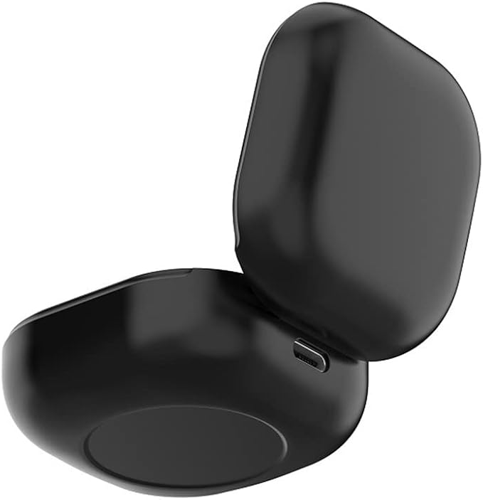 Charging Case for Galaxy Buds Live Headset, Charging Compartment Dock Station SM-R180 Storage Charger with Type C Cable for Samsung Galaxy Buds Live Headphone (Black)