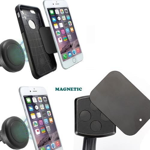 Car Mount Magnetic Holder Compatible with OnePlus 12/12R/11/10 Pro/10T/9/9 Pro/8 Pro 5G, Dash Windshield Telescopic Strong Grip Strong Magnets