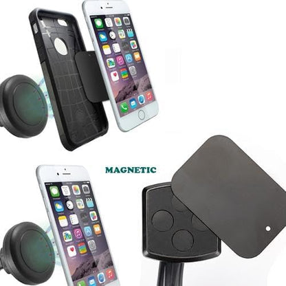 Car Mount Magnetic Holder Compatible with OnePlus 12/12R/11/10 Pro/10T/9/9 Pro/8 Pro 5G, Dash Windshield Telescopic Strong Grip Strong Magnets