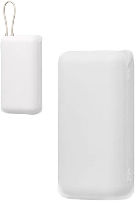 All-Round Protection Silicone Case forXiaomi Built-in Cable Power Bank 20000 33W PB2033MI Shockproof Dustproof Protective Power Bank Case