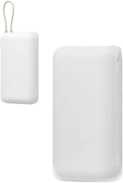 Silicone Case for Xiaomi Built-in Cable Power Bank 20000mAh 22.5W PB2020MI Dustproof Shockproof Soft Silicone Protective Case Skin Sleeve Cover Accessory