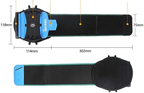 360 Running Armband Phone Holder for Samsung Galaxy Note 20 Ultra, S20 S21 Ultra, S20+ S21 Plus, Note 10 Lite 10 Plus 9, S10 Lite Plus, A11 A21 A51 A71 A10S A20S A21S LG Stylo 6 V60 K51 Velvet (Black)