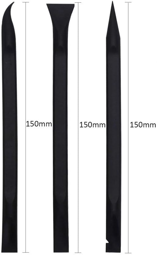3 Piece Anti Static Black Plastic Spudger ESD Safe Pry Opening Tool for Mobile Phone Tablet Laptop Repair Tools Kit