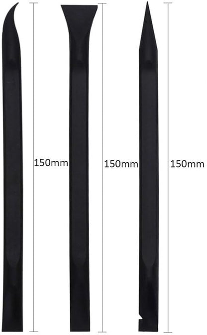 3 Piece Anti Static Black Plastic Spudger ESD Safe Pry Opening Tool for Mobile Phone Tablet Laptop Repair Tools Kit