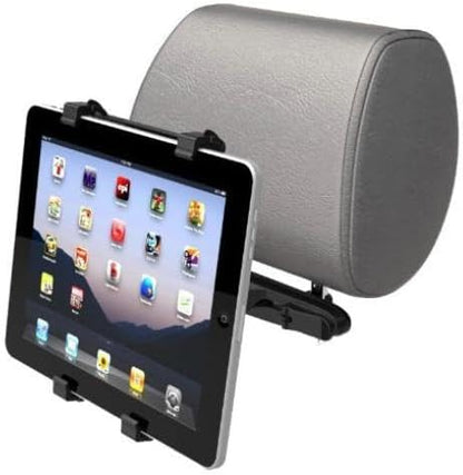 Car Headrest Mount Holder Seat Back Compatible with Amazon Fire HD 10 Kids (13th Gen 2023)/Fire Max 11 (13th Gen 2023), Cradle Swivel Tablet Dock