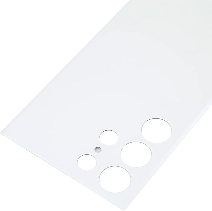 Back Panel Replacement for Galaxy Galaxy S23 Ultra 5G SM-S918B Easy On Installation Battery Cover (White)