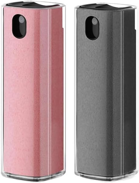 2 Pack Screen Cleaner Spray and Wipe Phone Touchscreen Mist Cleaning Kit for Laptop, Computer, iPad, Laptop, Car Screen, Tablet, Monitor, TV