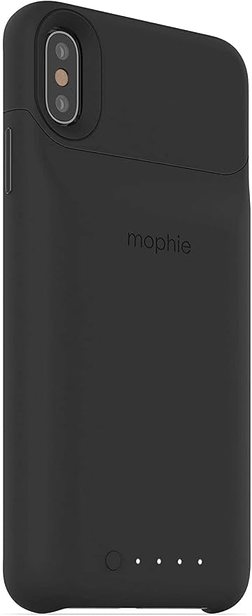 mophie Juice Pack Wireless Charging Protective Battery Pack Case for iPhone Xs Max (Renewed) (Black)
