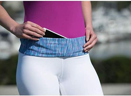 BANDI Pocketed Wraps – Running Waist Belt with Pockets for Phone, Money, Keys & Medical Devices | Secure, No-Bounce Travel & Fitness Belt, for Women and Men, USA Company