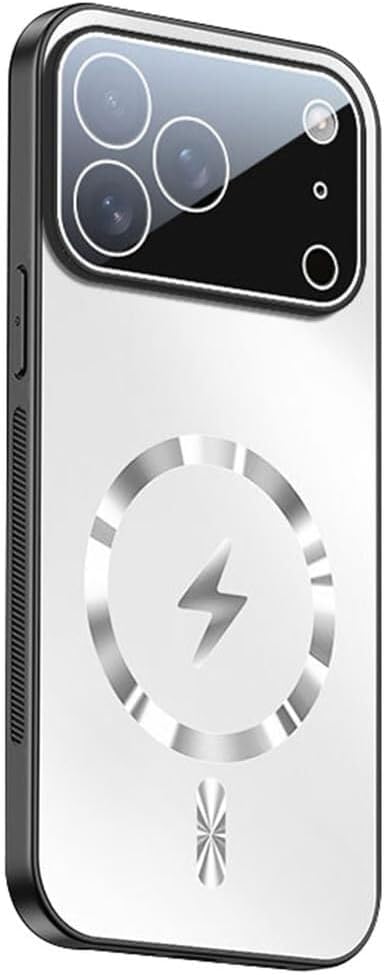 Magnetic Case for iPhone 17 Pro Max/17 Pro/Air/17,Heavy Duty Protection Camera Shock Protection Slim Wireless Charging Matte Phone Cover (Air,White)