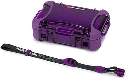 Nanuk 320-0013 Nano Series Waterproof Medium Hard Case for Phones, Cameras and Electronics (Purple)