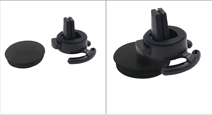 Car Vent Mount Holder - Compatible with Popsocket - Car Mount Made for Pop Socket Grips Collapsible Phone Holder for Pop Mount with Secure AC Vent Clip Horizontal Air Vent ONLY (Black)