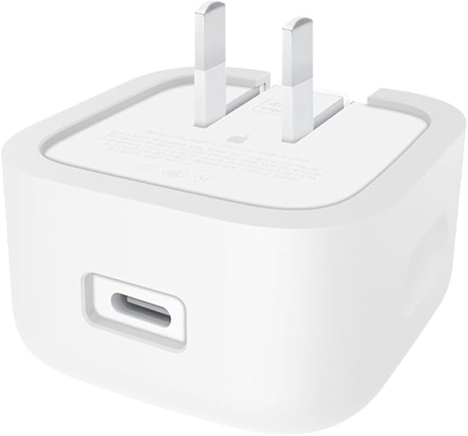 Soft Silicone Charger Case Protective Cover Compatible with Apple 40W Dynamic Power Adapter (60W Max) for MacBook Air13/15 M5 A3449 A3448&iPhone Series, Shockproof 40W Charger Protector, White