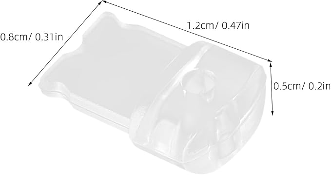 Housoutil Clear Charging Port Plugs 20Pcs Protective Dust Caps for Easy Install USB Dust Plug to Prevent Debris and Maintain Phone Port Functionality