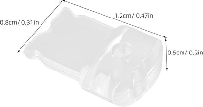 Housoutil Clear Charging Port Plugs 20Pcs Protective Dust Caps for Easy Install USB Dust Plug to Prevent Debris and Maintain Phone Port Functionality