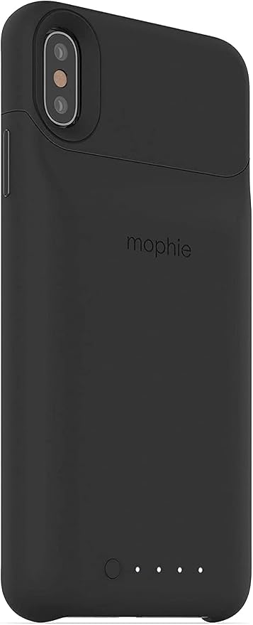 mophie Juice Pack Wireless Charging Protective Battery Pack Case for iPhone Xs Max (Renewed) (Black)