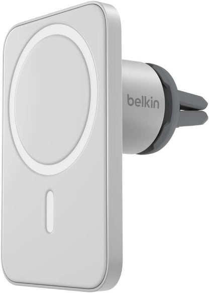 Belkin MagSafe Vent Mount Pro MagSafe iPhone Mount For Car - Silver