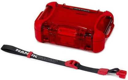 Nanuk 320-0009 Nano Series Waterproof Medium Hard Case for Phones, Cameras and Electronics (Red)