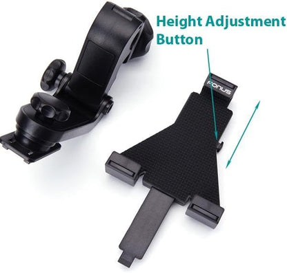 Car Mount Headrest Holder Compatible with Samsung Galaxy A05/A04e/A03s, Back Seat Cradle Swivel Dock Entertainment