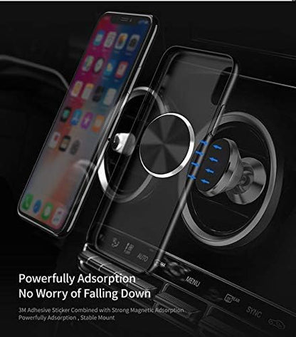 Adhesive Metal Plate Mounting Kits, Universal Discs Magnet Patch Compatible with Air Vent Magnetic Car/Vehicle Mount Holder