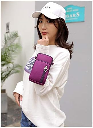 Zipper Crossbody Bag, Women Shoulder Pouch Wallet Purse Armband for iPhone 14 13 12 11 XR Samsung Galaxy S22 S21 FE Pixel 6