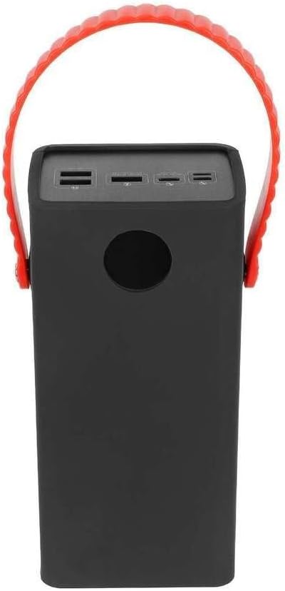 Shock absorbing silicone case for 60000 mAh mobile power supply with anti fall protection and textured non slip grip for security