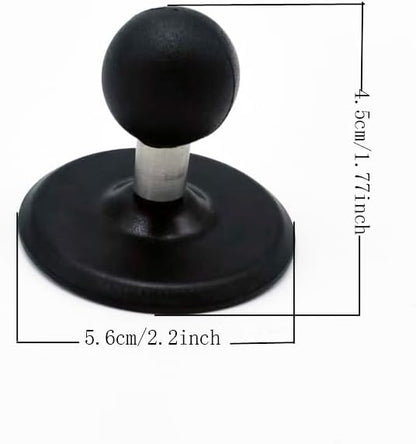 Adhesive 1 Ball Mount Car Phone Holder Compatible with Ram Mounts B Size Socket Arm, 1 inch Ball Mount Base Ball Adapter for Car Phone Mount, Desk Top Phone Holder for Car Dashboards