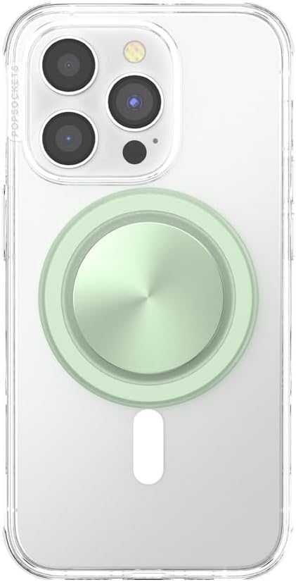 PopSockets Phone Grip for MagSafe, Magnetic Holder, Phone Stand, Green - Honeydew