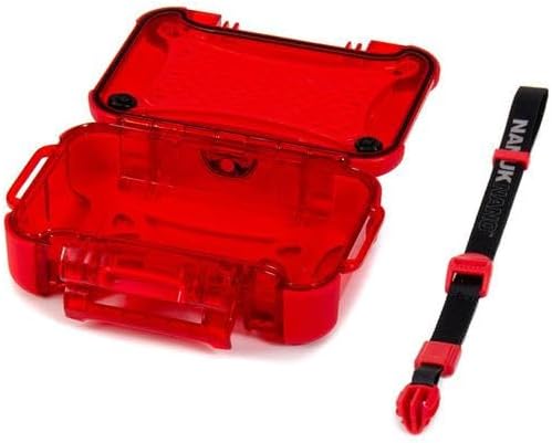 Nanuk 320-0009 Nano Series Waterproof Medium Hard Case for Phones, Cameras and Electronics (Red)