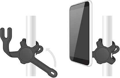 PopSockets Flexible Phone Mount & Stand, Phone Tripod Mount, Universal Device Mount - Black small