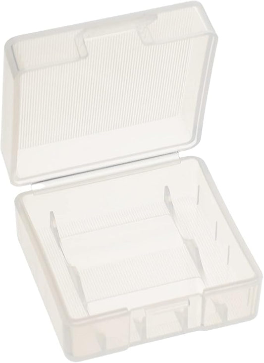 Heyiarbeit Battery Storage Case Holder Box for 2 18350 Batteries, Clear Color (5 Pack)