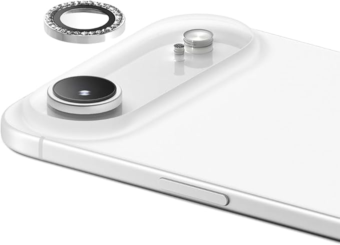CASETiFY Camera Lens Gem [High clarity/Easy installation/Scratch-proof] for iPhone 17 Air - Silver
