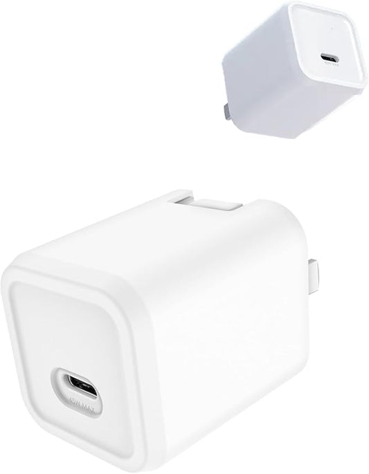 Case for Mophie 45W 1-Port USB-C Charger, Kids-Friendly Soft Silicone Protective Cover, Shockproof, Waterproof (White)
