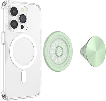 PopSockets Phone Grip for MagSafe, Magnetic Holder, Phone Stand, Green - Honeydew