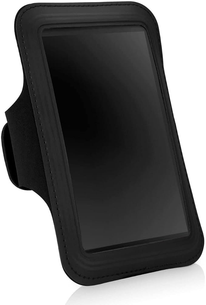 BoxWave Case Compatible with Samsung Galaxy A8 (2018) - Sports Armband, Adjustable Armband for Workout and Running - Jet Black