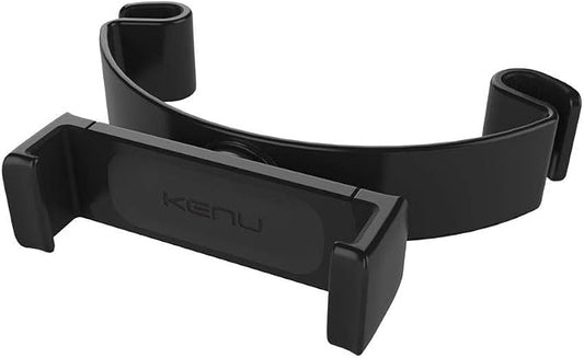 Kenu Airvue | Car Headrest Tablet Mount for iPad mini, iPad Air, iPad Pro, Galaxy Tablets, Android Tablets, Kindle Fires and Surface Pros Tablet Stand | Black