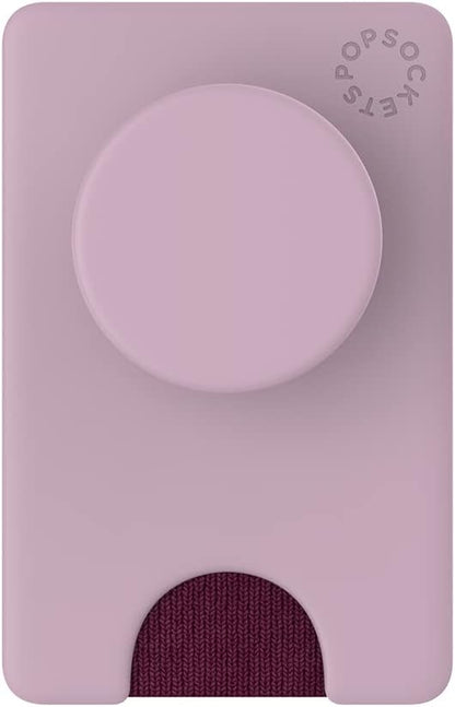 PopSockets Adhesive Phone Wallet and Card Holder with Grip, Light Pink - Blush Pink