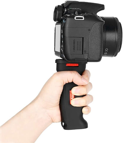 Handheld Grip 1/4" Screw for Camera Stabilizer,Smartphone Handy Grip Tripod System Compatible with DJI OSMO 360/OSMO Pocket 3/Insta 360 x 5/Xtra/Sony/Nikon/Fuji Digital Camera Video Shooting Vlog-R003