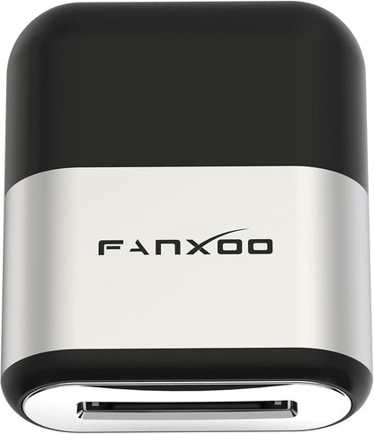 Fanxoo DockPro Bluetooth Adapter for Bose Sounddock iPod Docking 30 pin Bluetooth 5.3 Adapter Compatible for iPhone iPod Docking Station (Silver Black)