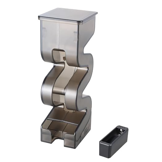 Vertical Battery Holder with Power Tester for AA/7 Cell for Organizing Gadgets at Offices Homes Use