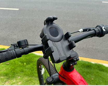 2026 anti-theft aluminum alloy motorcycle, bicycle, mobile phone holder, airbag, super strong grip, equipped with shock absorbers and safety locks, adjustable size, suitable for all smart phones