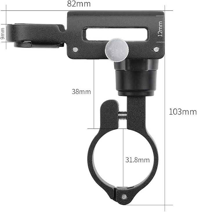 GUB P30 Aluminum Bike Phone Holder for 3.5" to 7.5" Device Bicycle Phone Stand Scooter Moto Mount Support Handlebar Clips